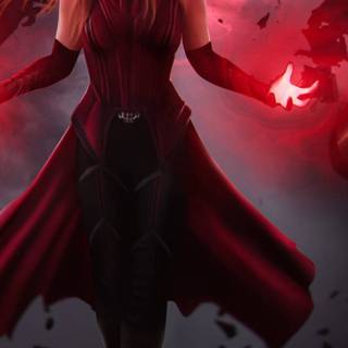 Scarlet Witch phone wallpaper