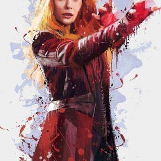 Scarlet Witch phone wallpaper