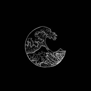 Black minimal iPhone wallpaper