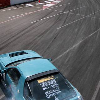 Drift car iPhone wallpaper