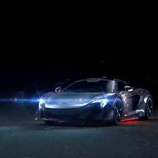 Drift car iPhone wallpaper