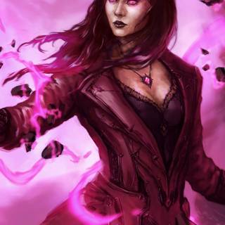 Scarlet Witch phone wallpaper