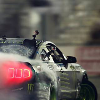 Drift car iPhone wallpaper