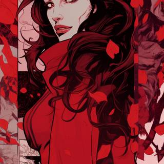 Scarlet Witch phone wallpaper
