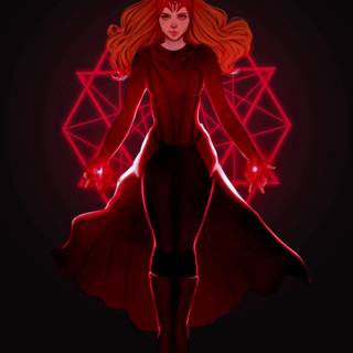 Scarlet Witch phone wallpaper