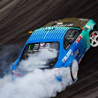 Drift car iPhone wallpaper