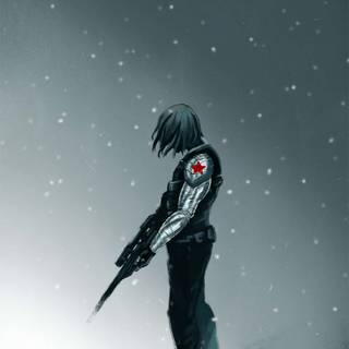 Bucky Barnes iPhone wallpaper