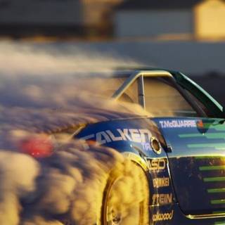 Drift car iPhone wallpaper