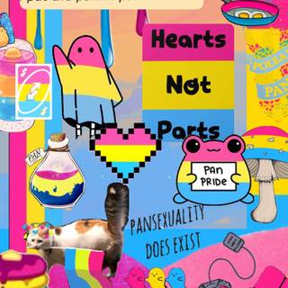 Pansexual phone wallpaper