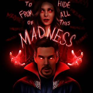 Scarlet Witch phone wallpaper