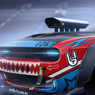 Drift car iPhone wallpaper