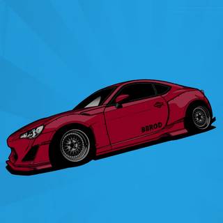 Drift car iPhone wallpaper