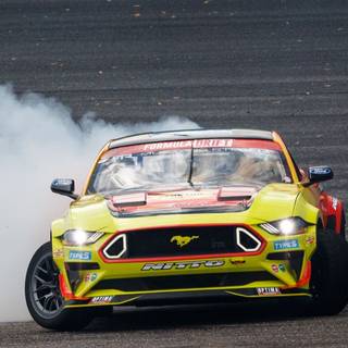 Drift car iPhone wallpaper