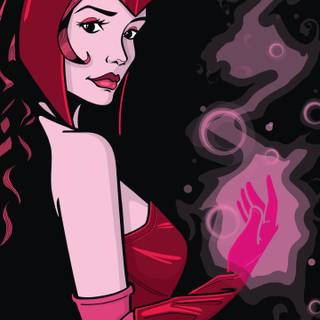 Scarlet Witch phone wallpaper