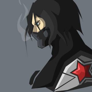 Bucky Barnes iPhone wallpaper