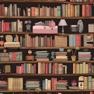 Shelf phone wallpaper