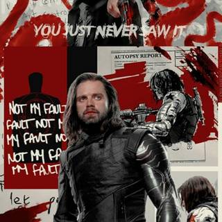 Bucky Barnes iPhone wallpaper