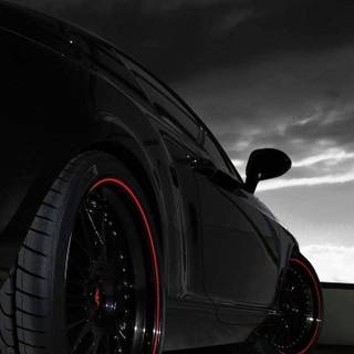 Dark car phone wallpaper