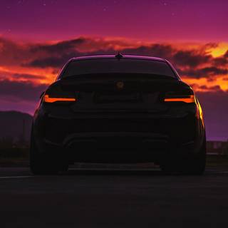 Dark car phone wallpaper