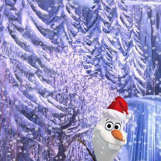 Disney winter phone wallpaper