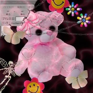 Pink weirdcore wallpaper