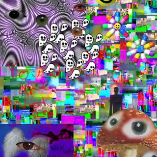 Weirdcore phone wallpaper