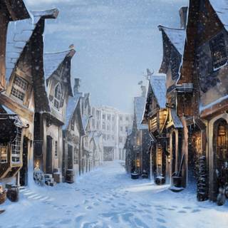 Aesthetic laptop winter wallpaper