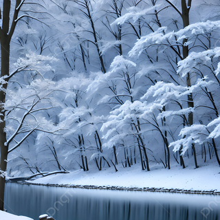 Snow tree winter wallpaper