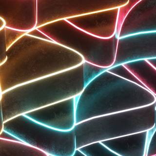 iPhone 12 neon wallpaper