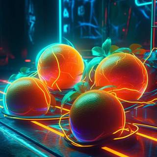 iPhone 12 neon wallpaper