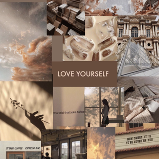 Aesthetic iPhone collage wallpaper