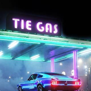 Neon car phone wallpaper