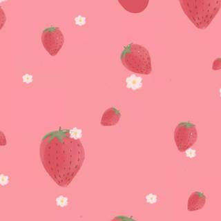 Strawberry phone wallpaper