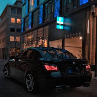 BMW E60 iPhone wallpaper