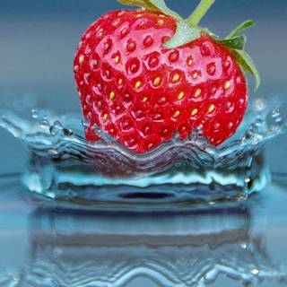 Strawberry phone wallpaper