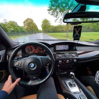 BMW E60 iPhone wallpaper