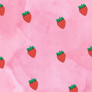Strawberry phone wallpaper