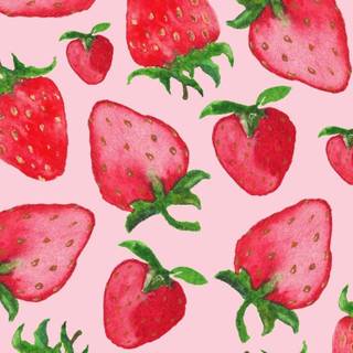 Strawberry phone wallpaper