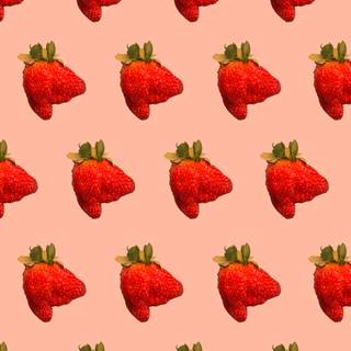 Strawberry phone wallpaper