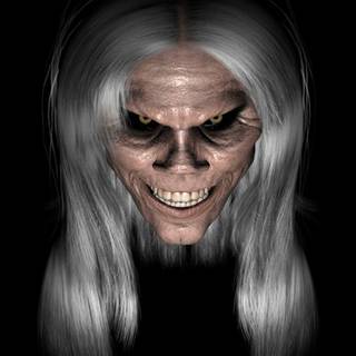 Disturbing face wallpaper