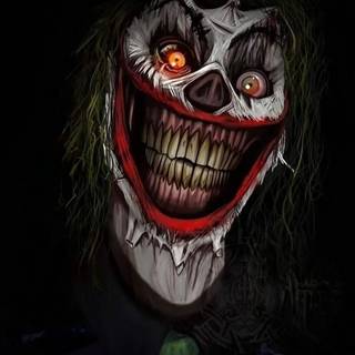 Disturbing face wallpaper