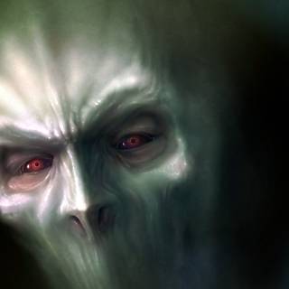 Disturbing face wallpaper