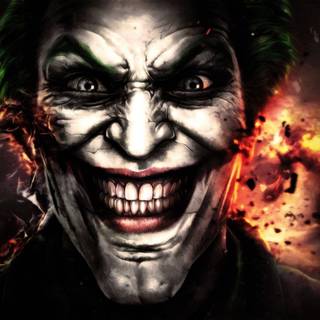 Disturbing face wallpaper