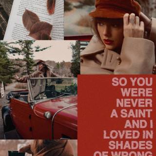Taylor Swift Red album wallpaper