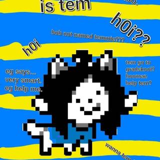 Undertale Temmie wallpaper