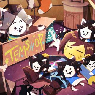 Undertale Temmie wallpaper