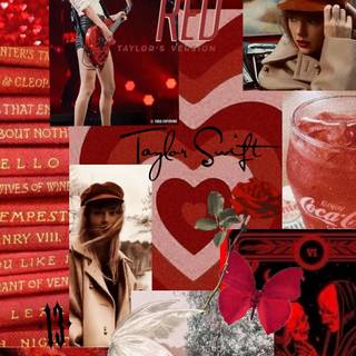 Taylor Swift Red album wallpaper