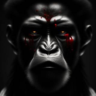 Drippy monkey wallpaper