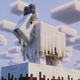 Minecraft goat wallpaper