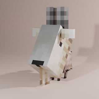Minecraft goat wallpaper